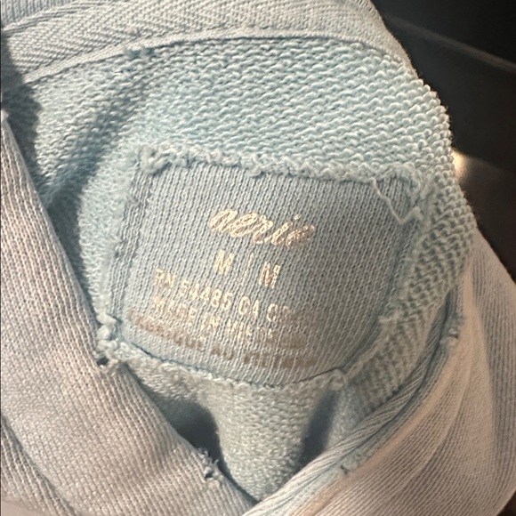 Aerie Soft Blue Casual Hoodie - Picture 2 of 3
